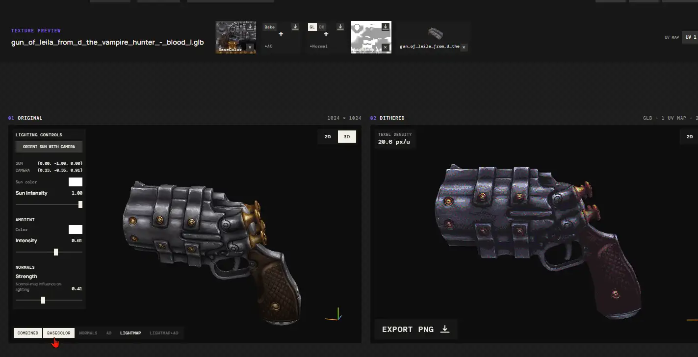Baked lightmaps